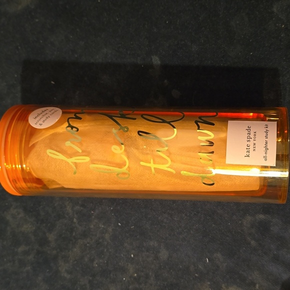 ❤️BUY 2 GET 1 FREE  Kate Spade All-Nighter Study Kit & Tumbler, Retail $29.99 - Picture 3 of 12